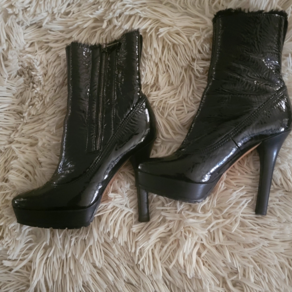 Jimmy Choo Patent Leather Trixie Boots